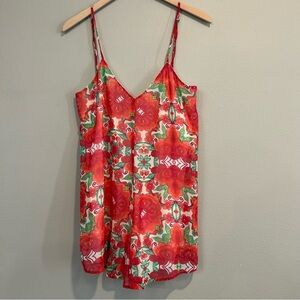 Show Me Your Mumu Rascal Romper Tropical Beach Resort M